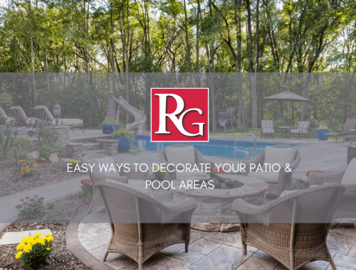 easy ways to decorate your patio & pool areas
